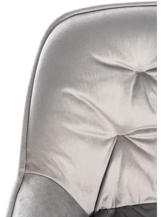 Bárszék Gibson bársony, szürke