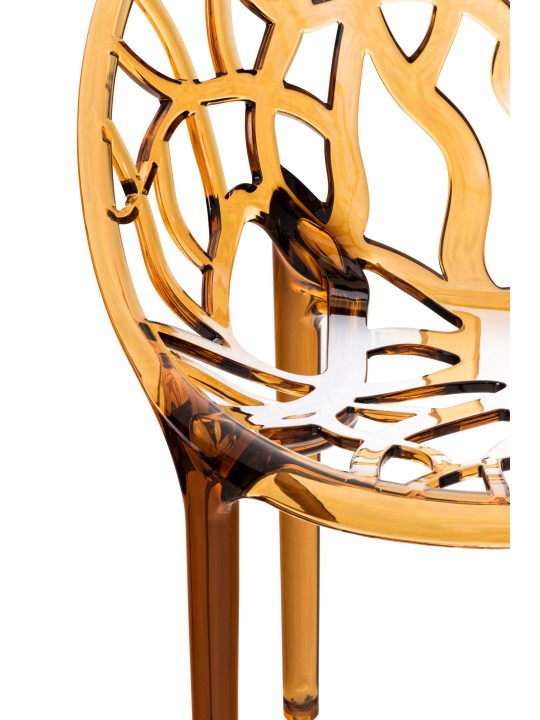 CRYSTAL rakodószék, borostyán