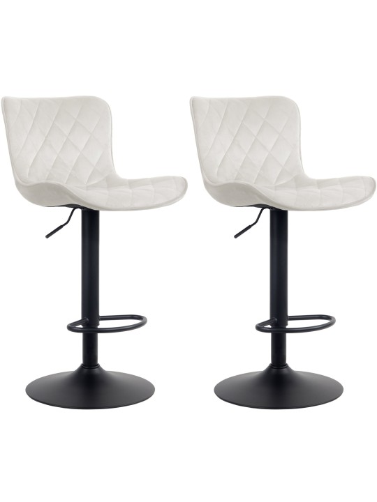 Emma bársony 2 db bárszék, krém