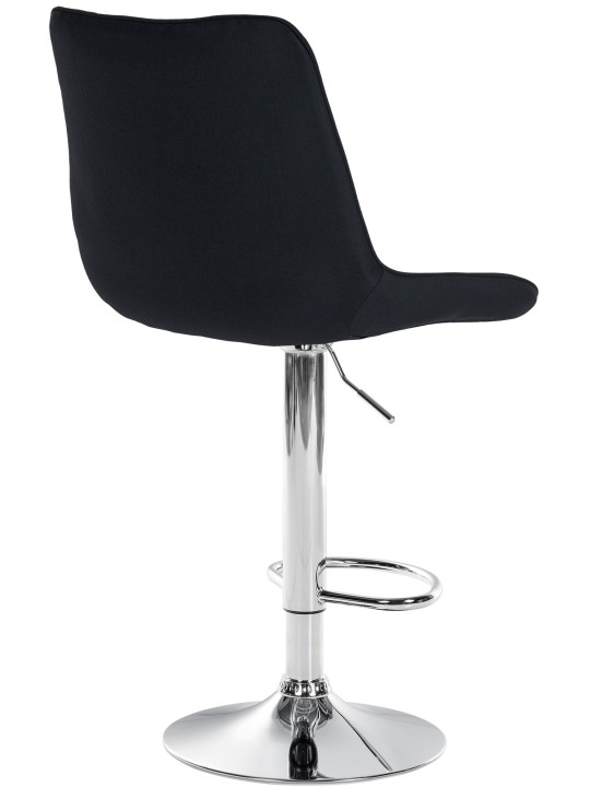 Bárszék Toni szövet króm, fekete