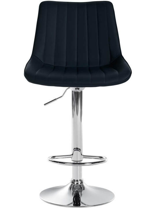 Bárszék Toni műbőr króm, fekete Bárszék Toni műbőr króm, fekete