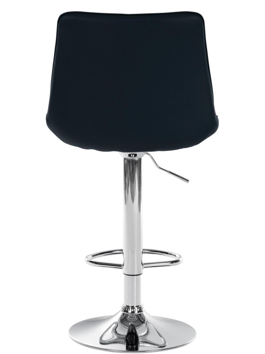 Bárszék Toni műbőr króm, fekete Bárszék Toni műbőr króm, fekete