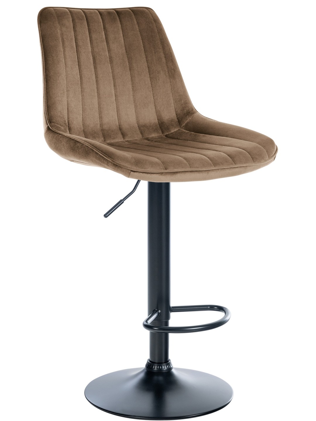 Bárszék Toni bársony, barna