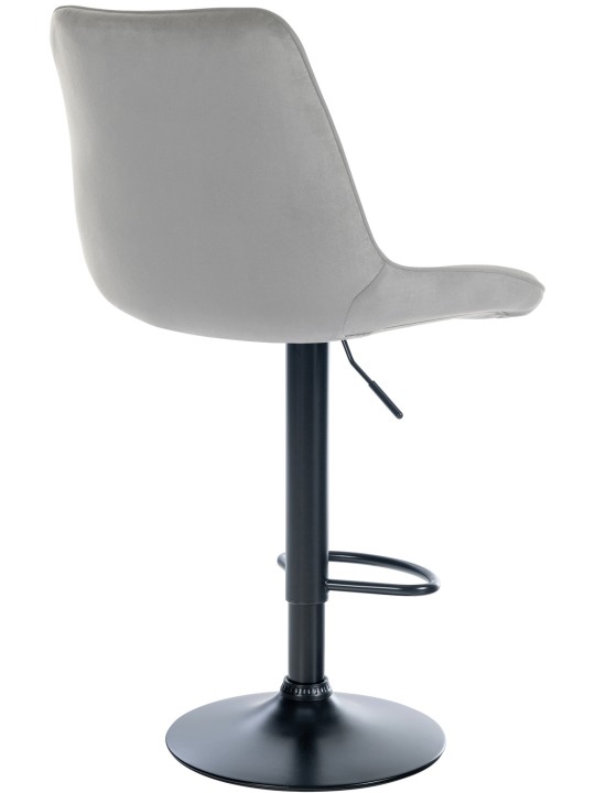 Bárszék Toni bársony, szürke