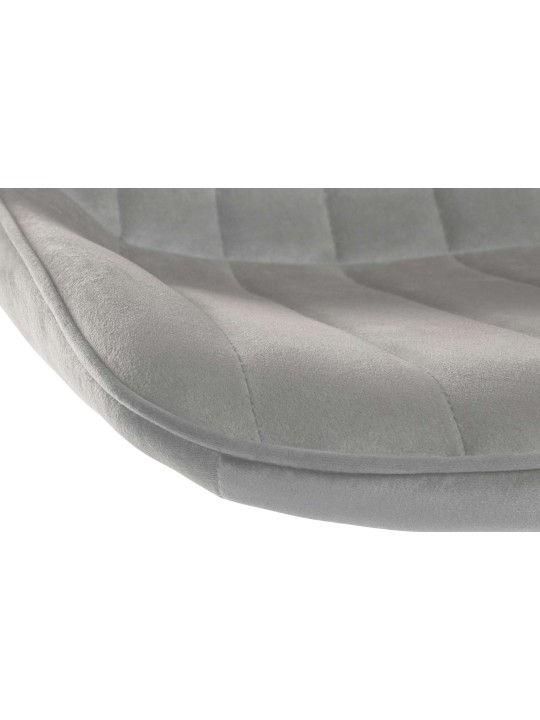 Bárszék Toni bársony, szürke