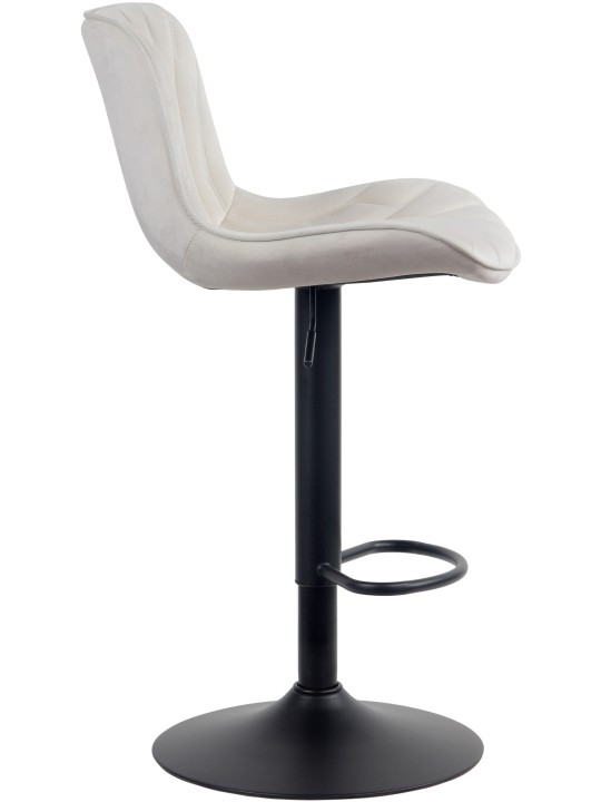 Bárszék Linus bársony, krém