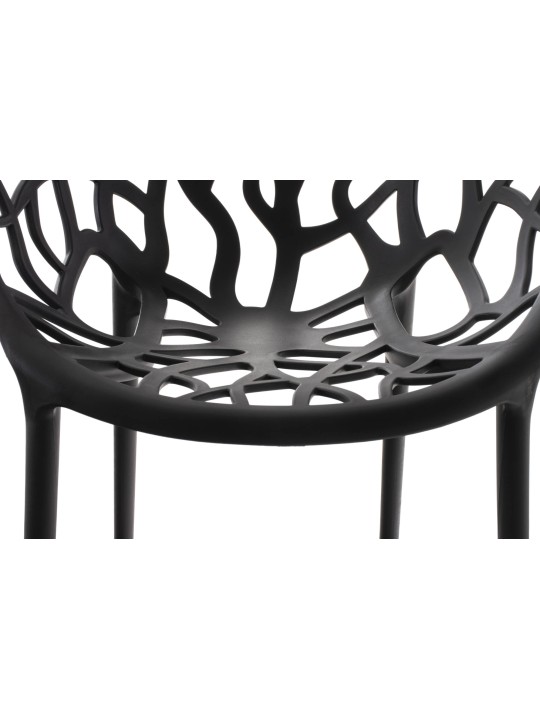 4 db Hope szék készlet, fekete