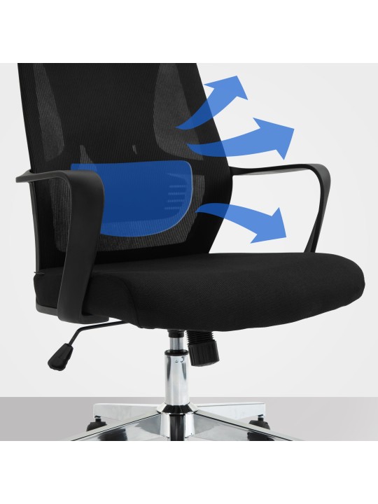 Kanab irodai szék, fekete