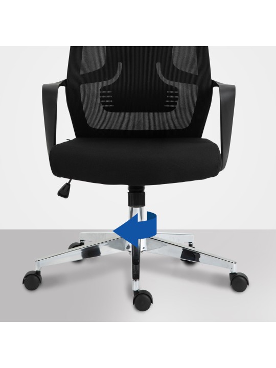 Kanab irodai szék, fekete