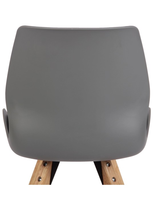 Luna műanyag szék, szürke