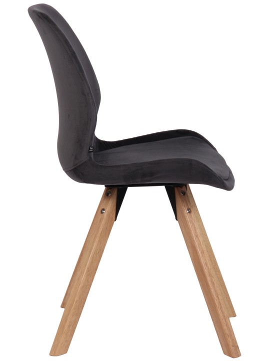 Luna bársony szék, sötétszürke Luna bársony szék, sötétszürke