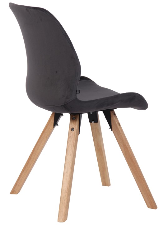 Luna bársony szék, sötétszürke Luna bársony szék, sötétszürke