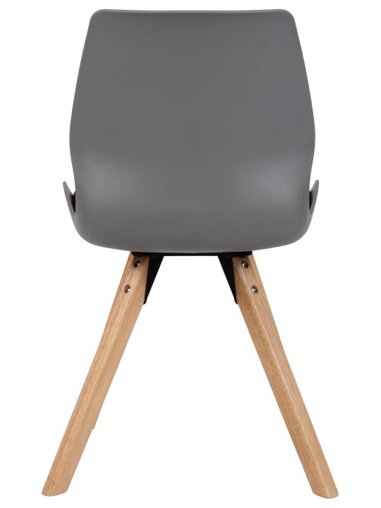 2 db Luna műanyag szék készlet, szürke