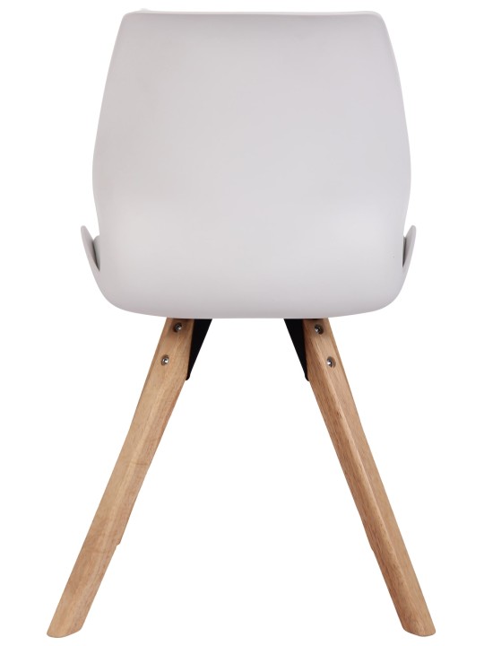 2 db Luna műanyag szék készlet, fehér