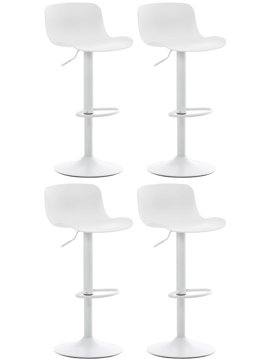 4 db Almada bárszék készlet, fehér 4 db Almada bárszék készlet, fehér