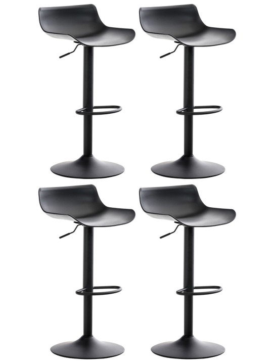 4 db Aveiro bárszék szett, fekete