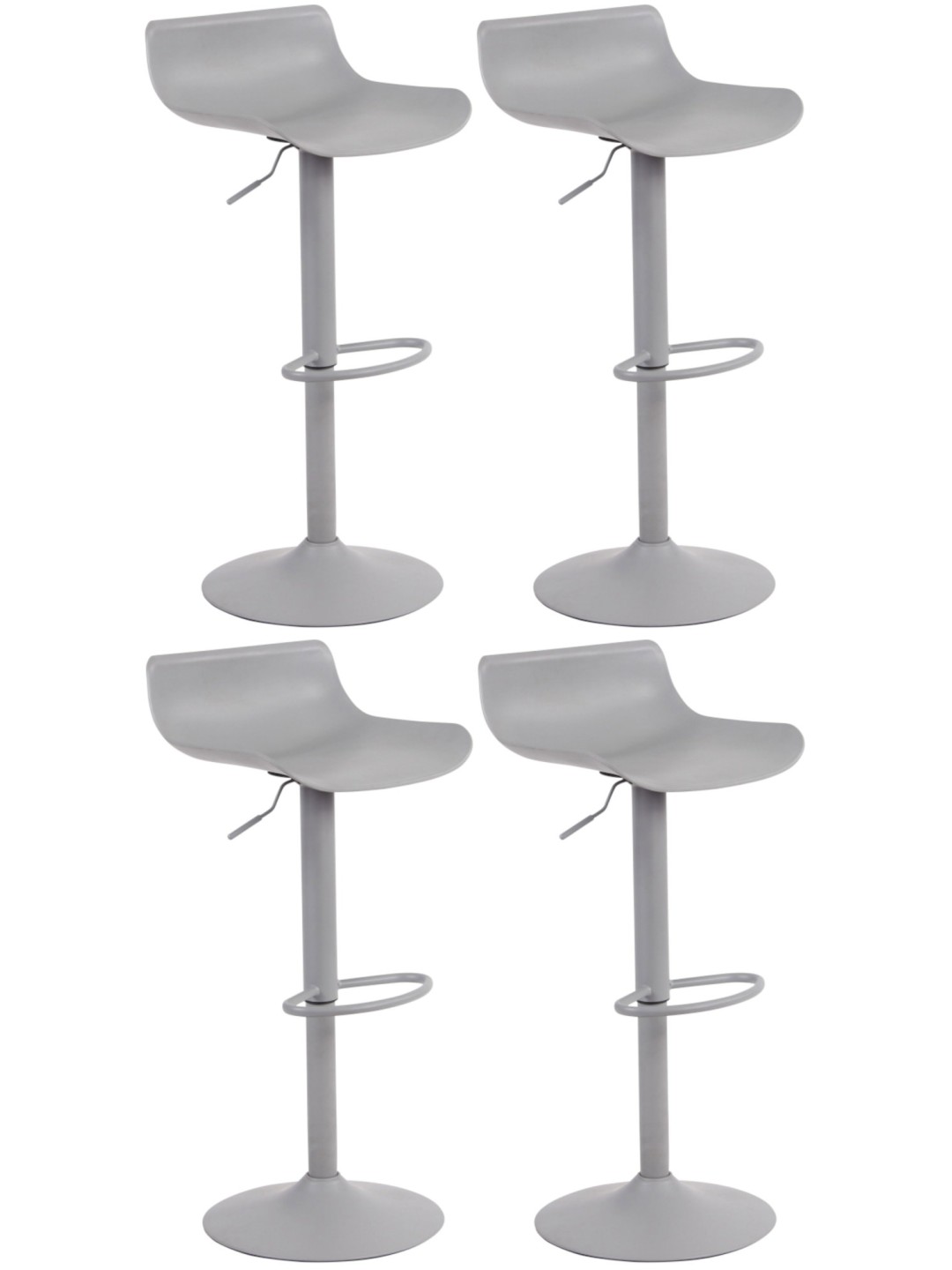 4 db Aveiro bárszék szett, szürke