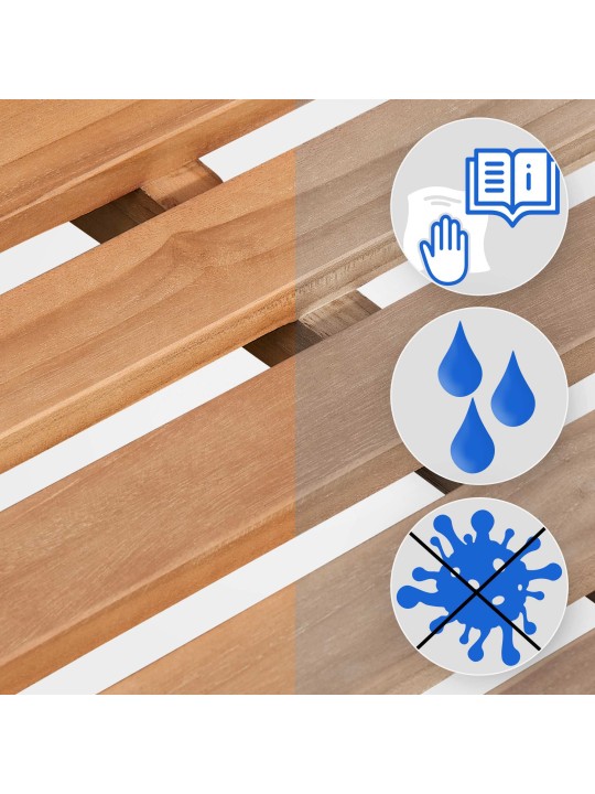 Teak pad Jackson V2 240 cm, teak