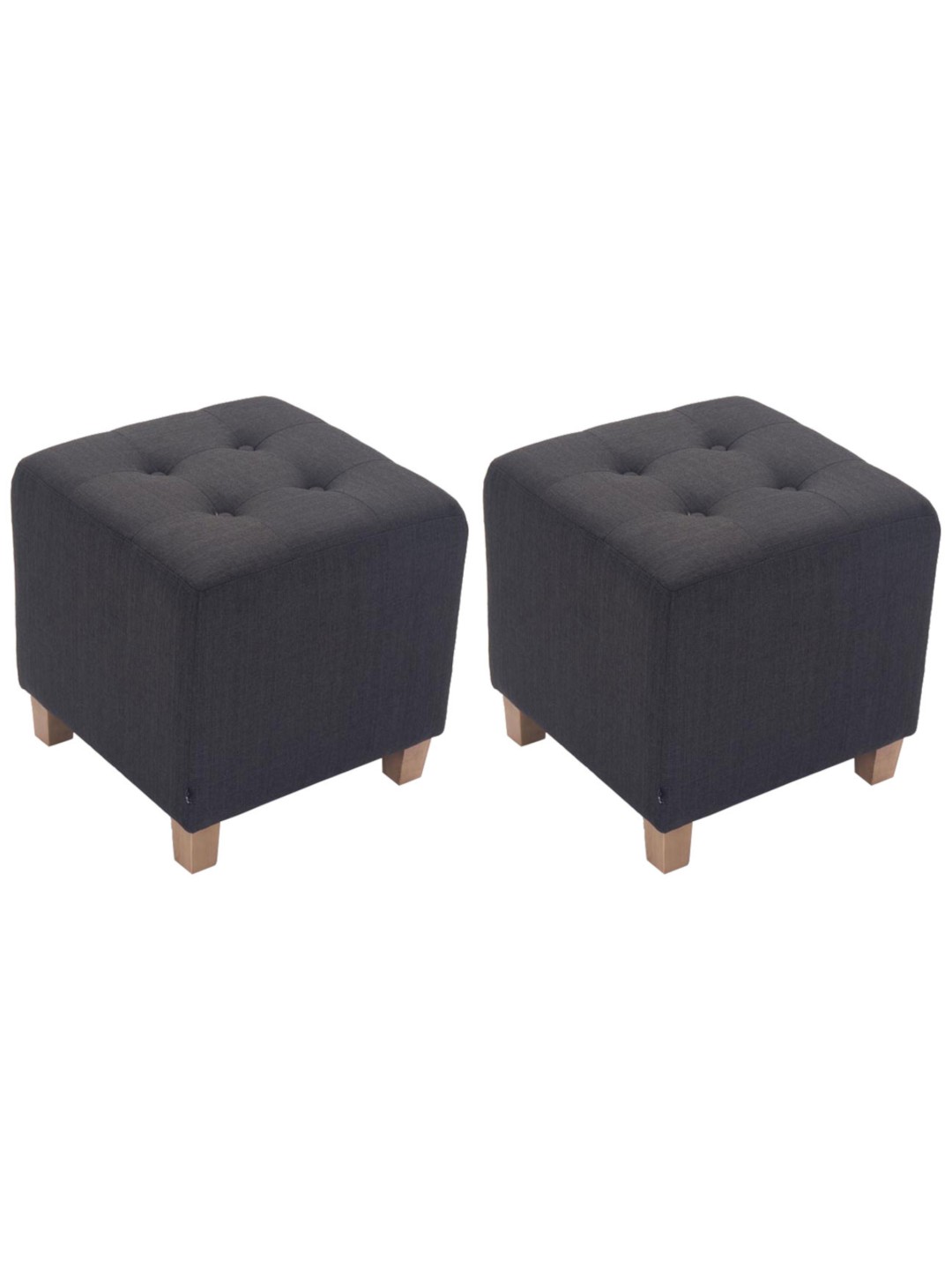 2db fáraó zsámoly készlet, antik fényű, sötétszürke