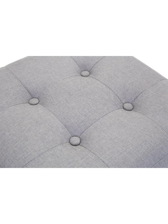 2db fáraó zsámoly készlet, antik fényű, világosszürke