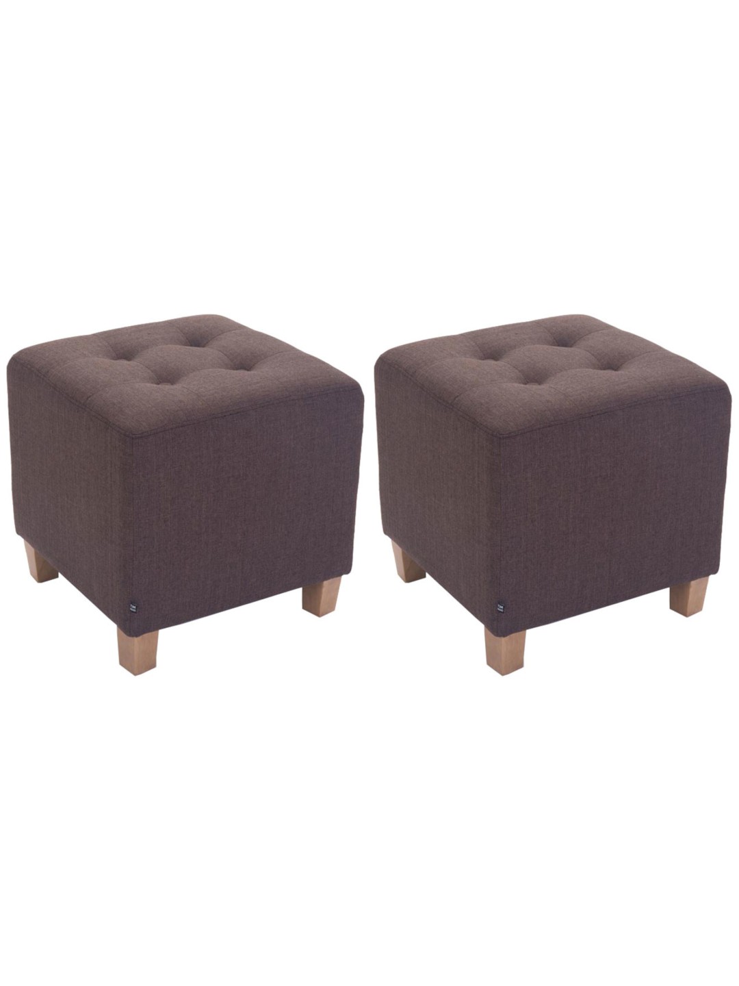 2db fáraó zsámoly készlet, antik fényű, barna