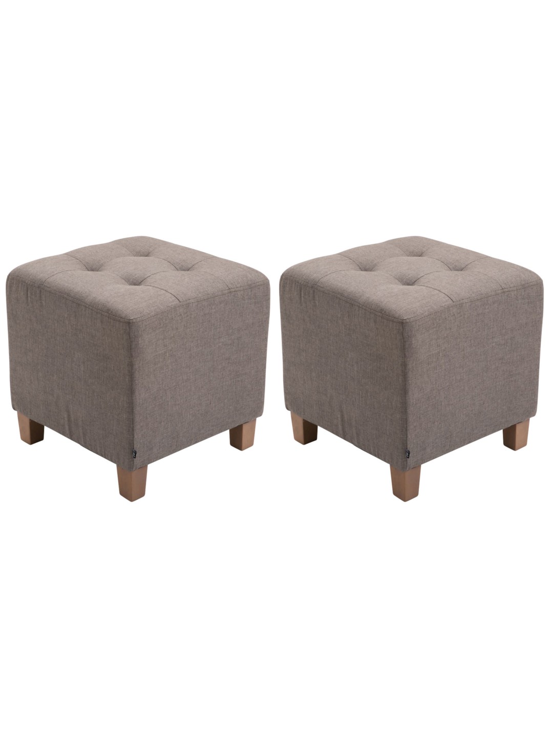 2db fáraó zsámoly készlet, antik fényű, taupe