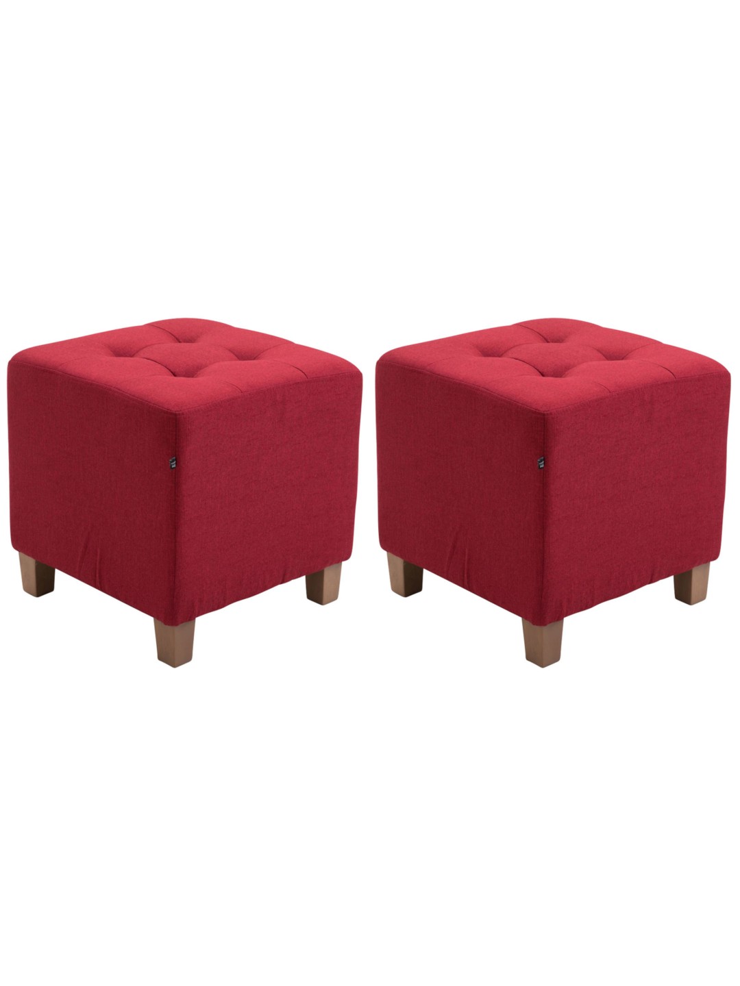 2db fáraó zsámoly készlet, antik fényű, piros