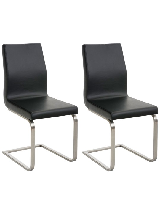 2 db Belfort étkezőszék készlet, fekete