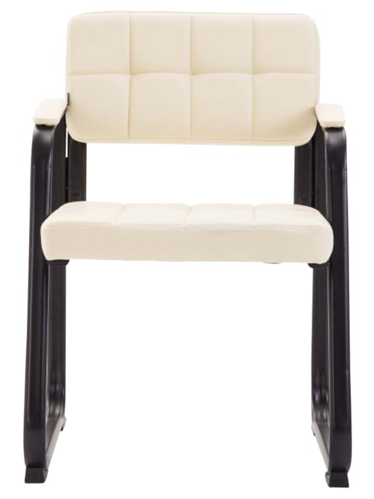 2 db-os látogatói szék készlet Canada B műbőrből, krém