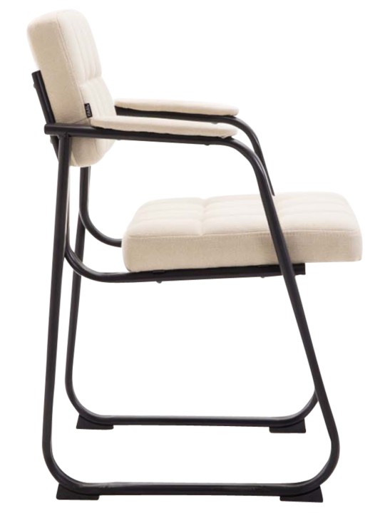 2 db-os látogatói szék készlet Canada B műbőrből, krém