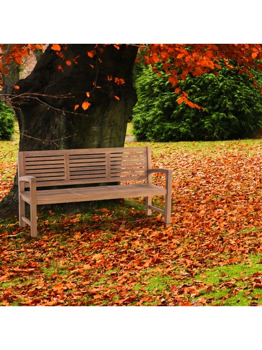 Teak pad Halden 180 cm, teak