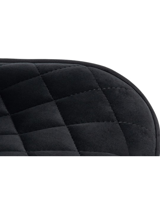 Bárszék Minosa bársony, fekete