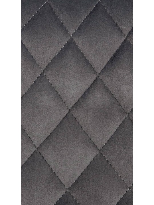 Bárszék Minosa bársony, sötétszürke