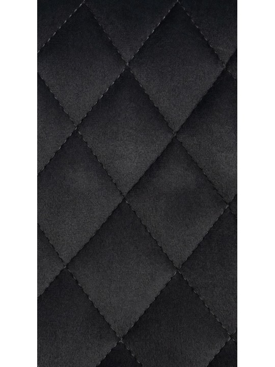 2 db bárszék készlet, Minosa bársony, fekete