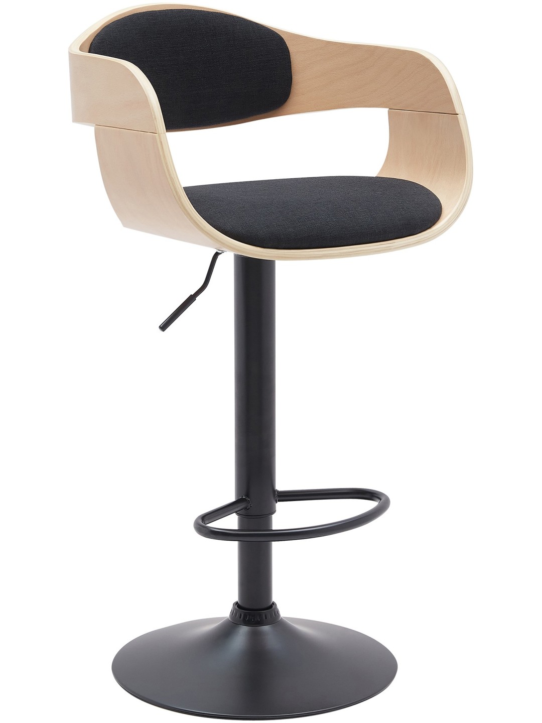 Bárszék Kingston B szövet, natúr/fekete