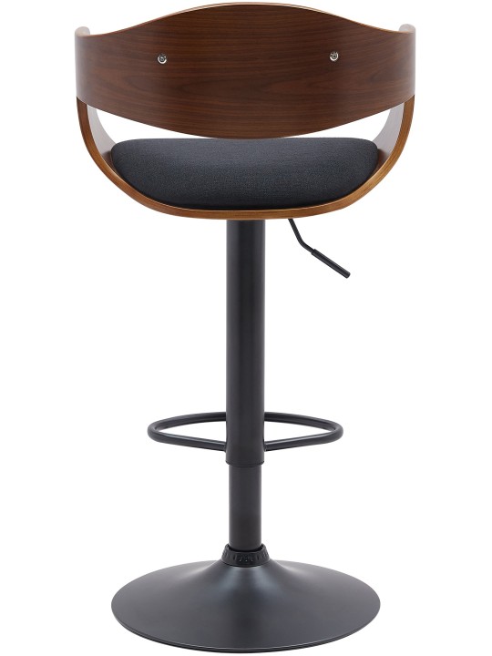 Bárszék Kingston B szövet, dió/fekete