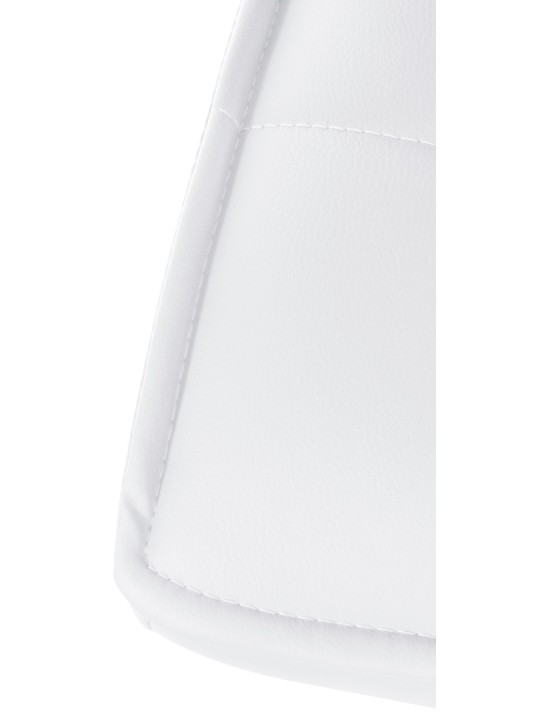 Bárszék Peking V2 műbőr króm, fehér