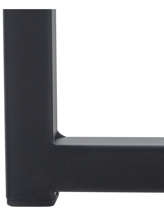 Lounger Avon bársony, fekete