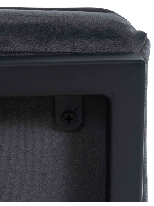 Lounger Avon bársony, szürke