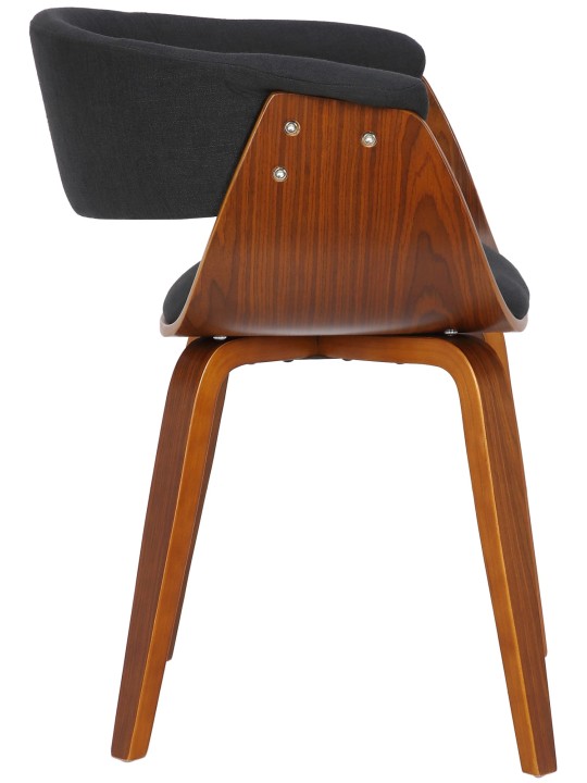 Szék Bruce szövet dió, fekete