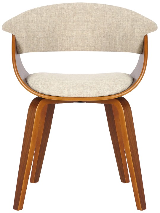 Szék Bruce szövet dió, krém