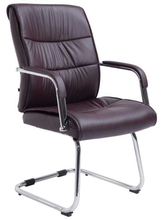 2 db-os Sievert látogatói szék készlet, barna