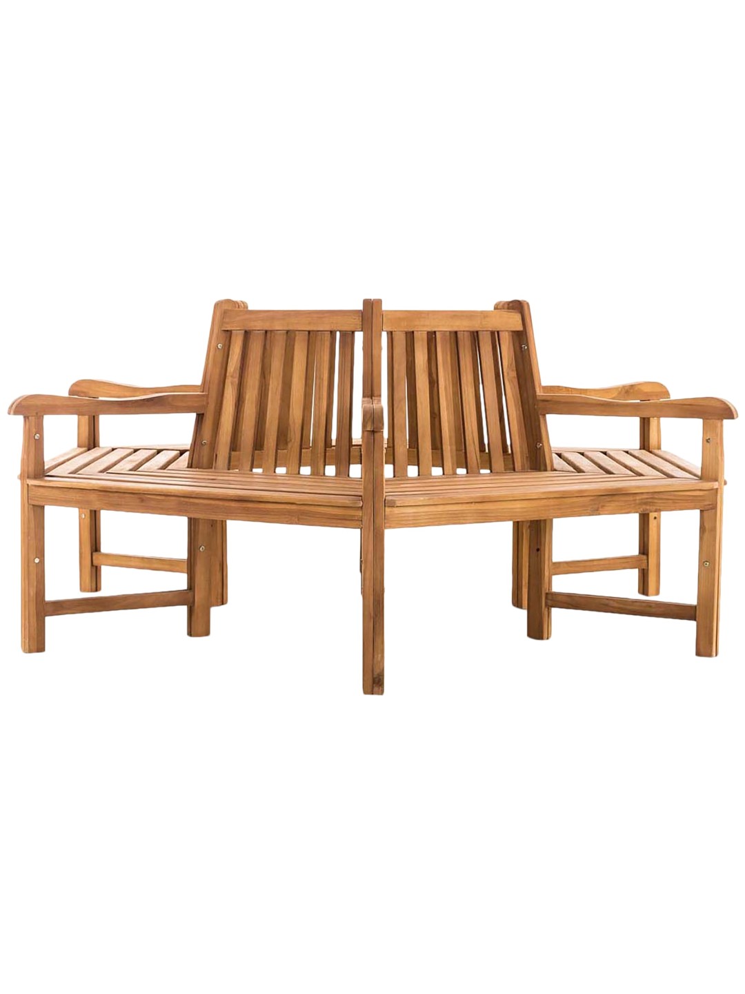 Sonja fapad karfával 200 cm, teak