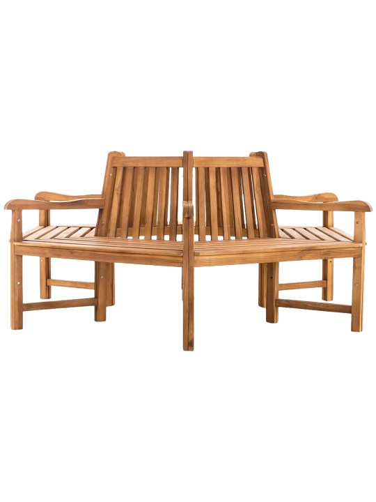Sonja fapad karfával 200 cm, teak