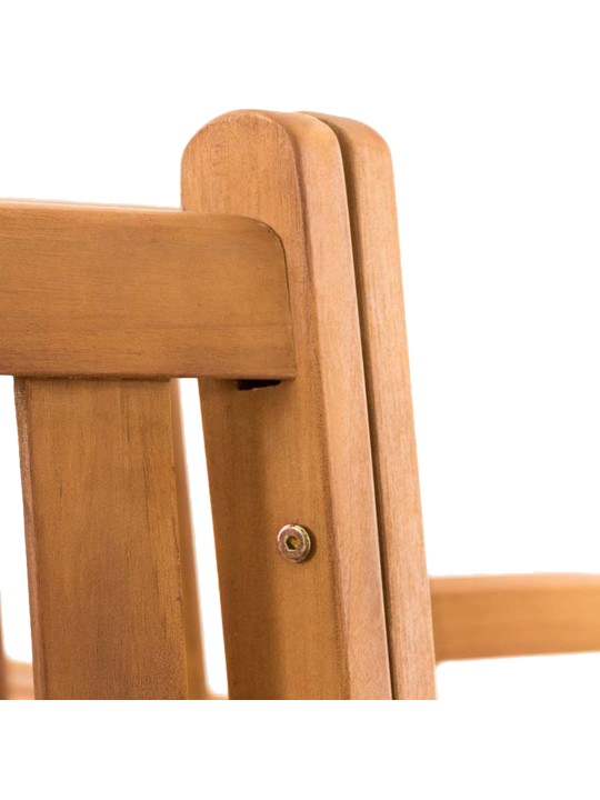 Sonja fa pad karfával 250 cm, teak