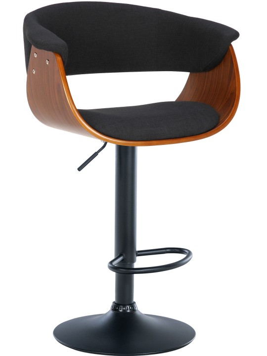 Bárszék Vestal szövet, dió/fekete