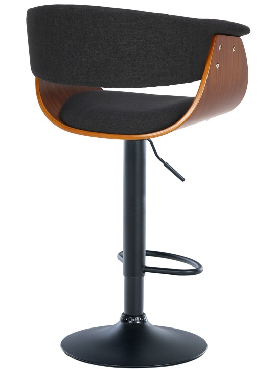 Bárszék Vestal szövet, dió/fekete