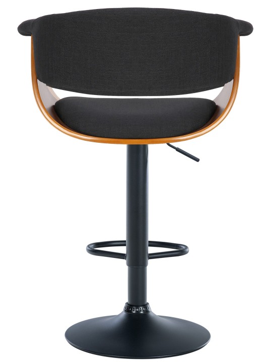 Bárszék Vestal szövet, dió/fekete