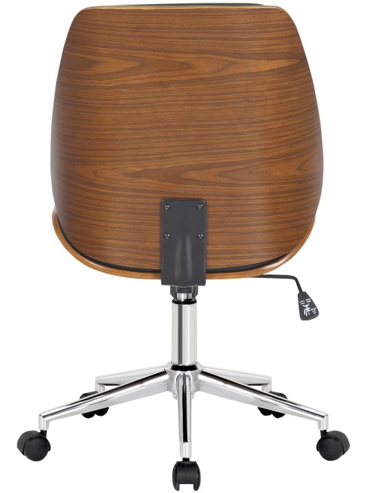 Irodai szék Mitch krómozott, dió/fekete