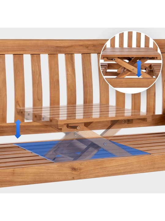 Orlando teak pad 150 cm, teak